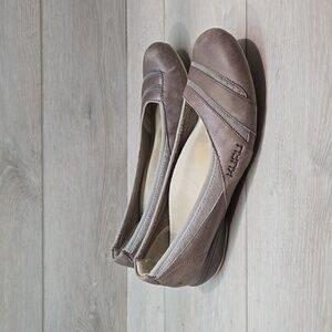 Kuru Women Leather Ballet Flats shoes sz 9